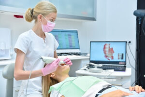 doctor checking patient 